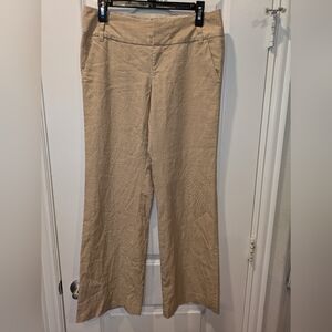 Banana Republic Tan Wool/Silk Blend Women's Pants Size 6